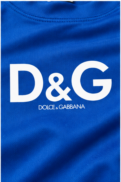 Men's Dolce and Gabbana Performance T-Shirt | Color: Royal Blue | Image 5