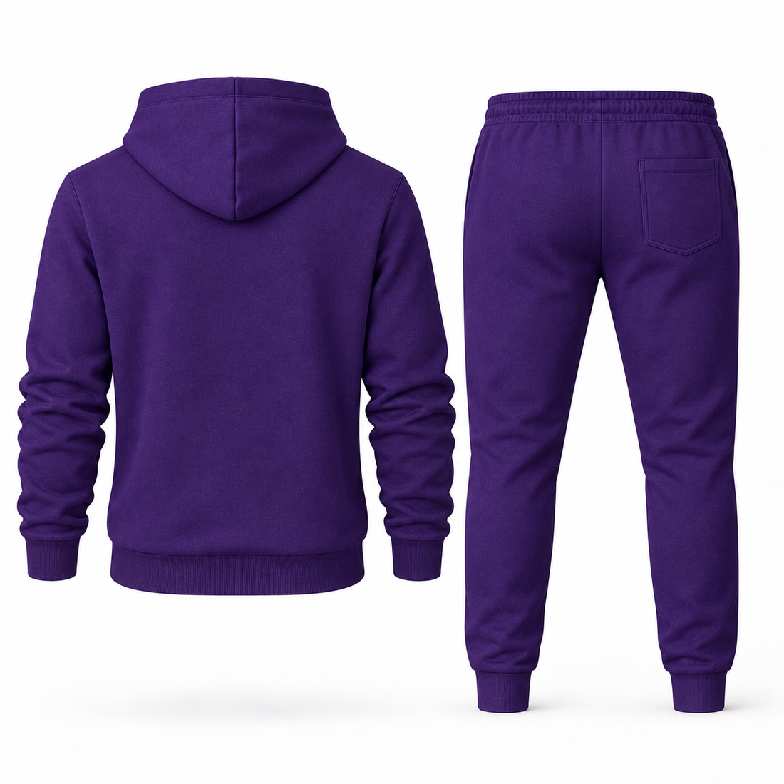 Men's Dolce and Gabbana Hoodie Joggers Set | Color: purple | Image 5