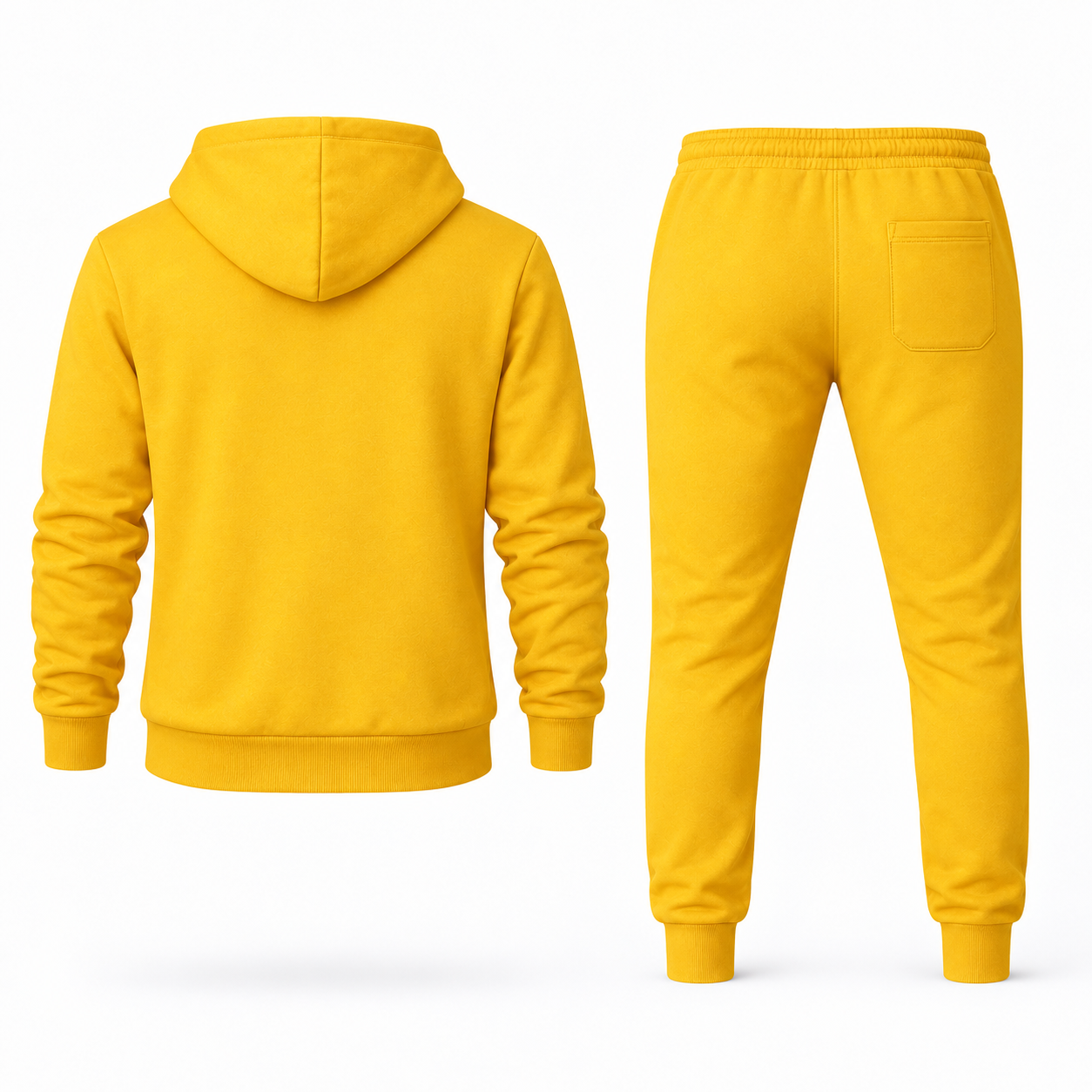 Men's Dolce and Gabbana Hoodie Joggers Set | Color: yellow | Image 5