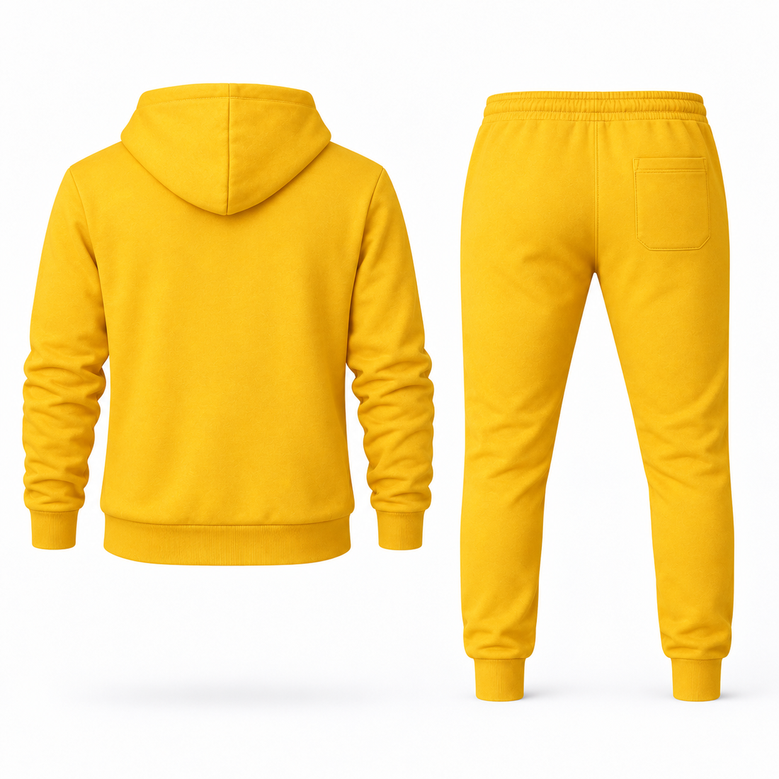 Men's Dolce and Gabbana Hoodie Joggers Set | Color: yellow | Image 5