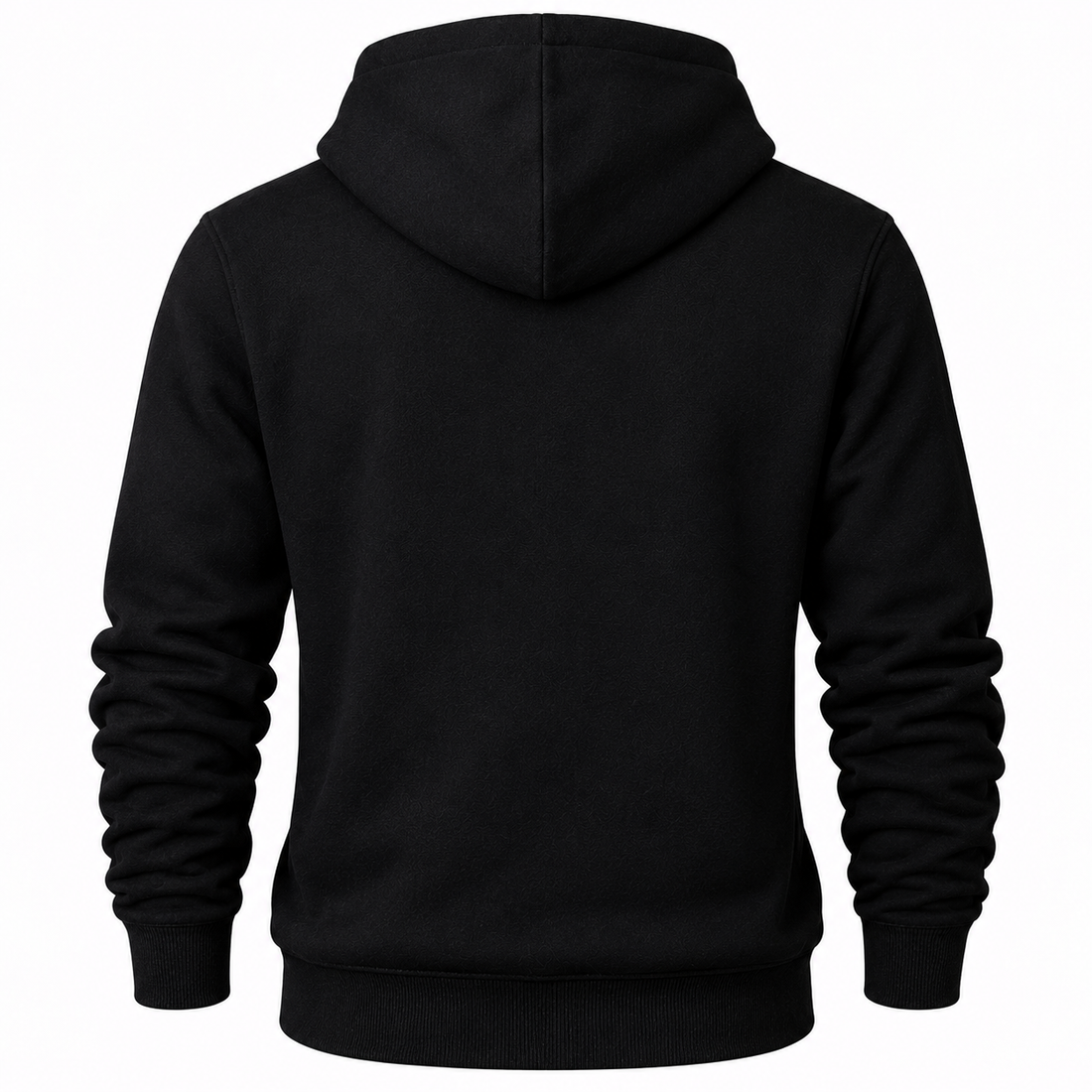 Men's Dolce and Gabbana Pullover Hoodie in Black – back view