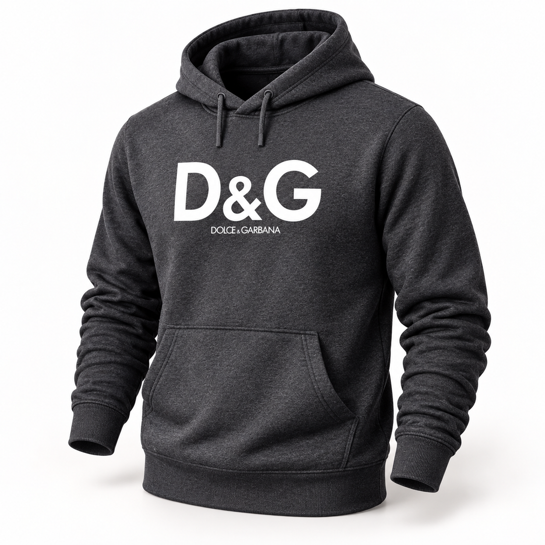 Men's Dolce and Gabbana Pullover Hoodie in Dark Heather – hero