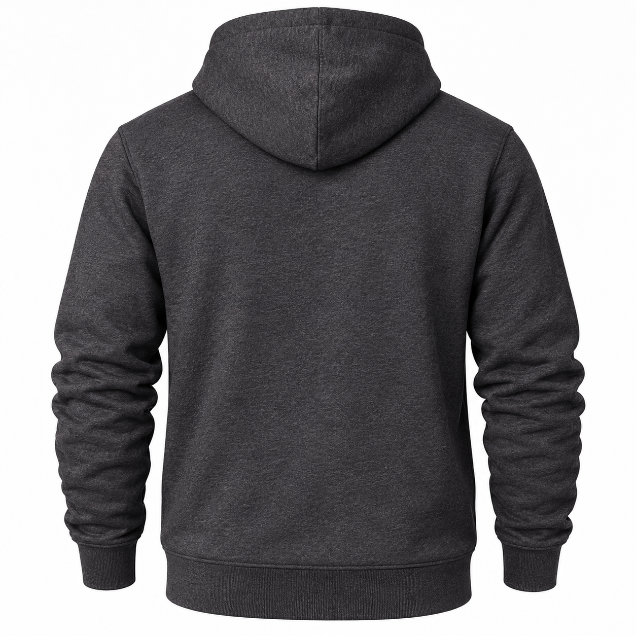 Men's Dolce and Gabbana Pullover Hoodie in Dark Heather – back view