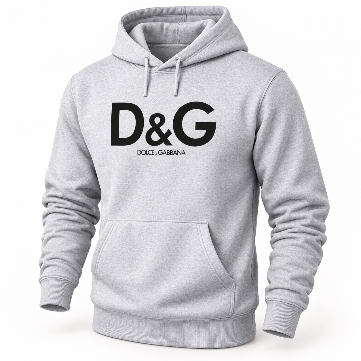 Men's Dolce and Gabbana Pullover Hoodie in Grey – hero