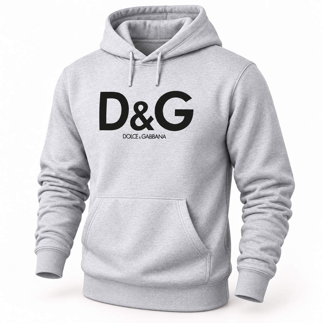 Men's Dolce and Gabbana Pullover Hoodie in Grey – hero