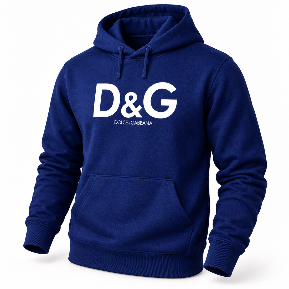 Men's Dolce and Gabbana Pullover Hoodie in Navy – hero