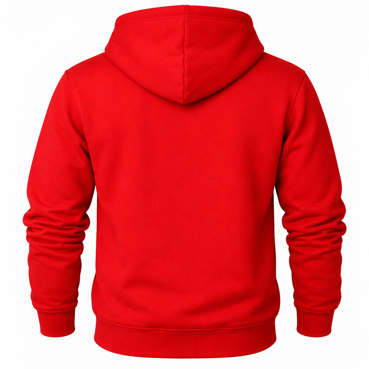 Men's Dolce and Gabbana Pullover Hoodie in Red – back view