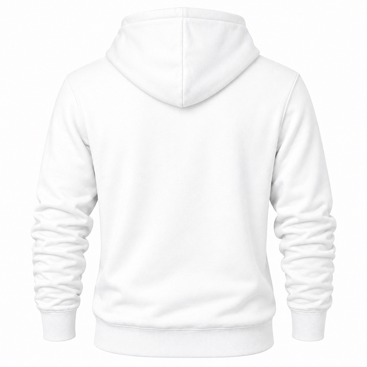 Men's Dolce and Gabbana Pullover Hoodie in White – back view