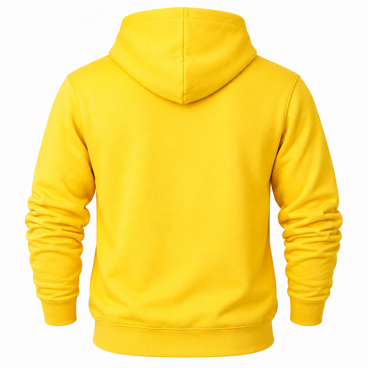 Men's Dolce and Gabbana Pullover Hoodie in Yellow – back view