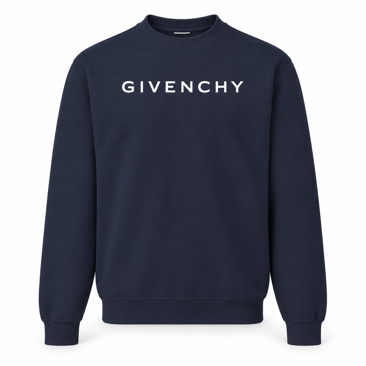 Men's Givenchy Crewneck Sweatshirt | Color: Navy | Image 1