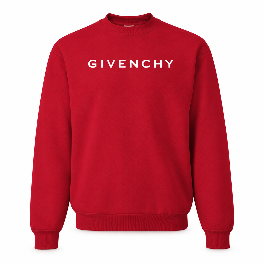 Men's Givenchy Crewneck Sweatshirt | Color: Red | Image 1