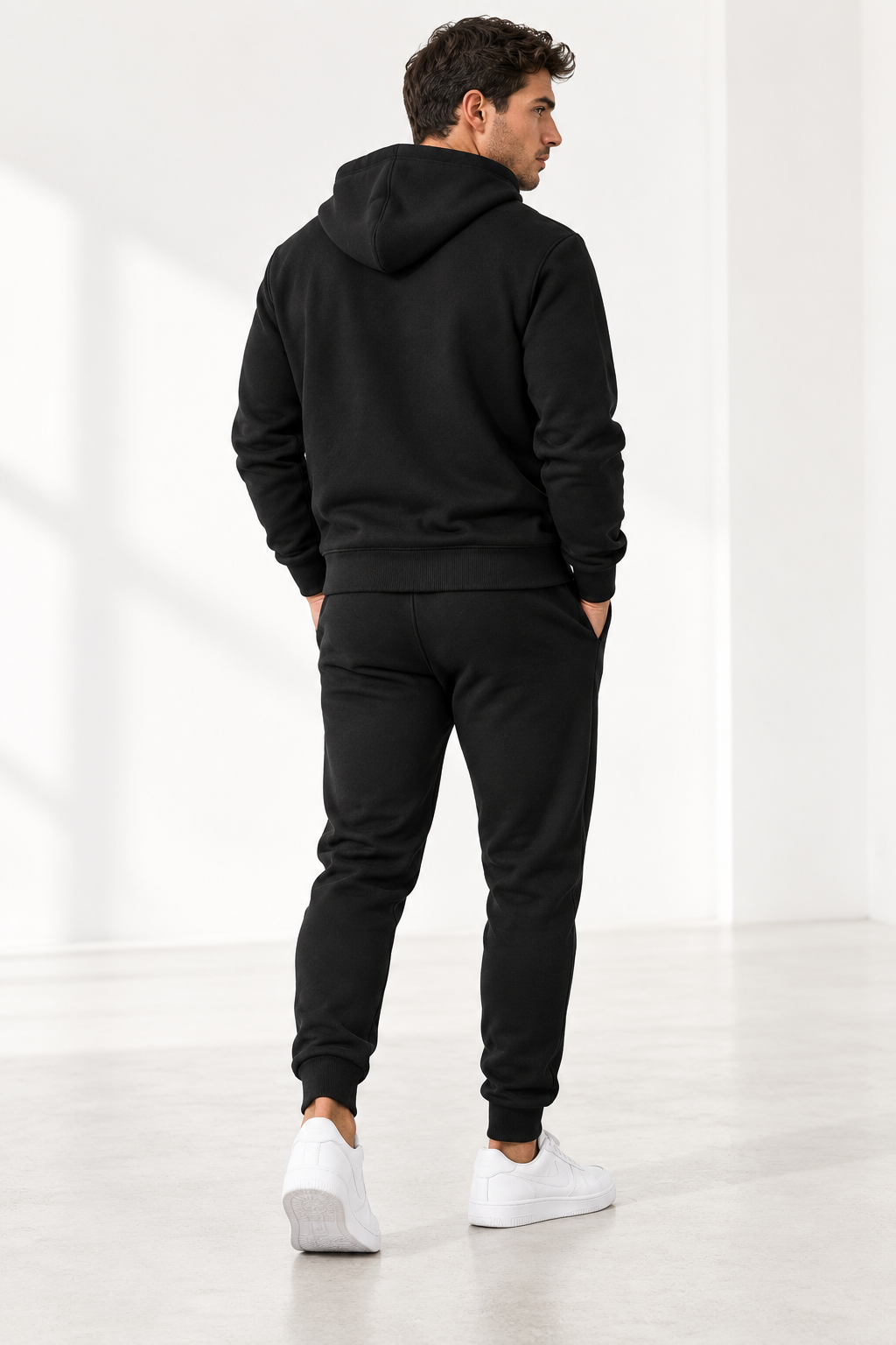 Men's Givenchy Hoodie Joggers Set | Color: Black | Image 5