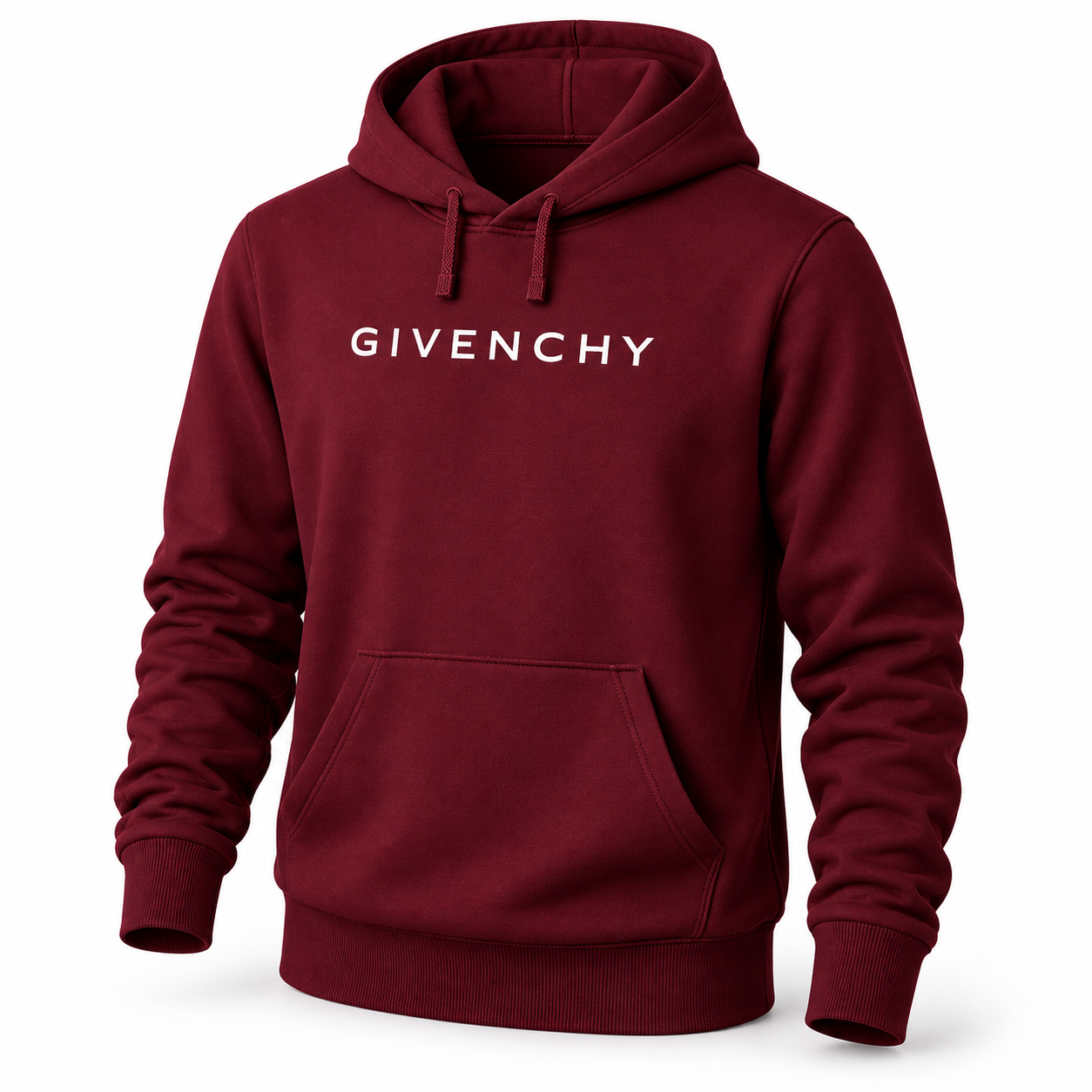 Men's Givenchy Hoodie Joggers Set | Color: Burgundy | Image 3