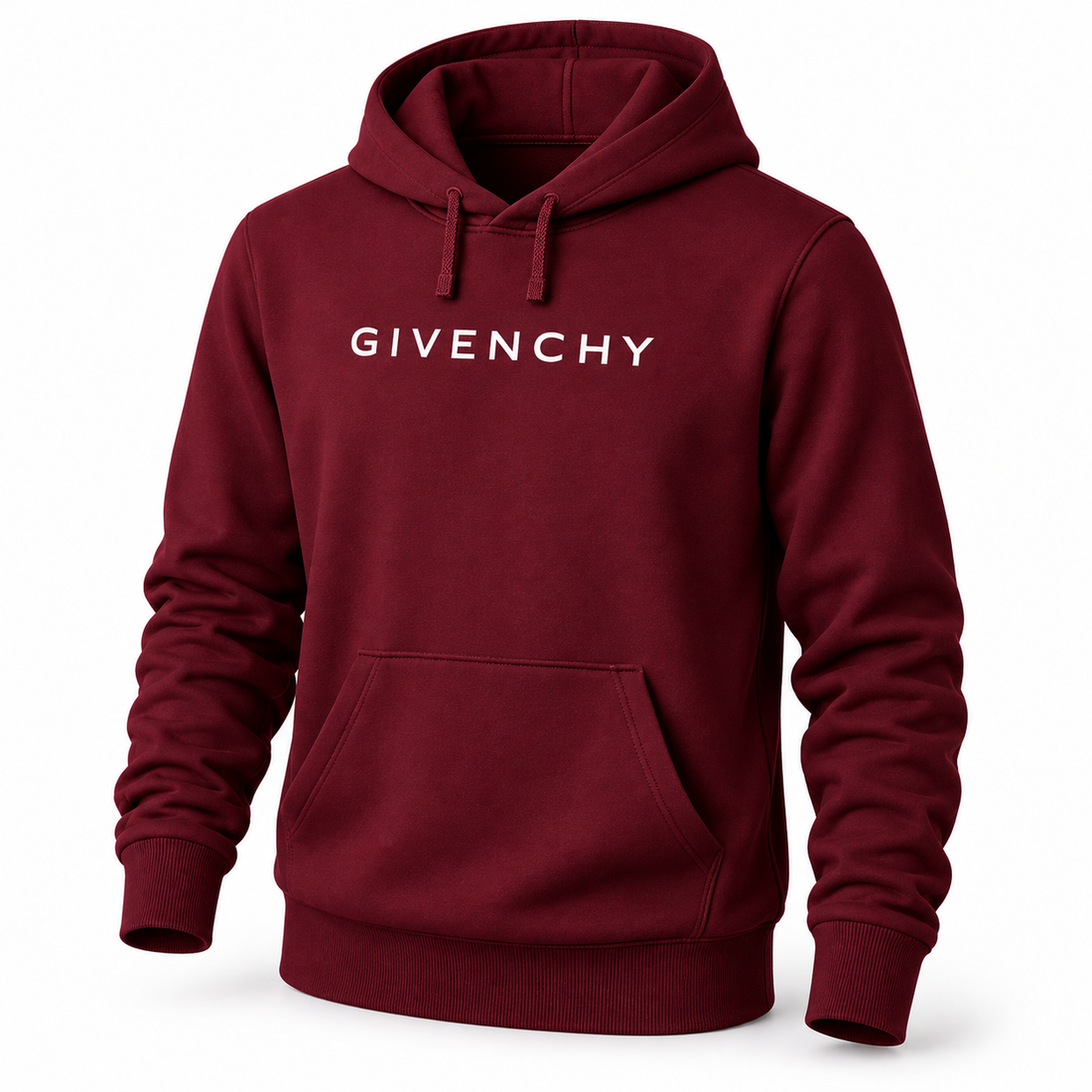 Men's Givenchy Hoodie Joggers Set | Color: Burgundy | Image 3