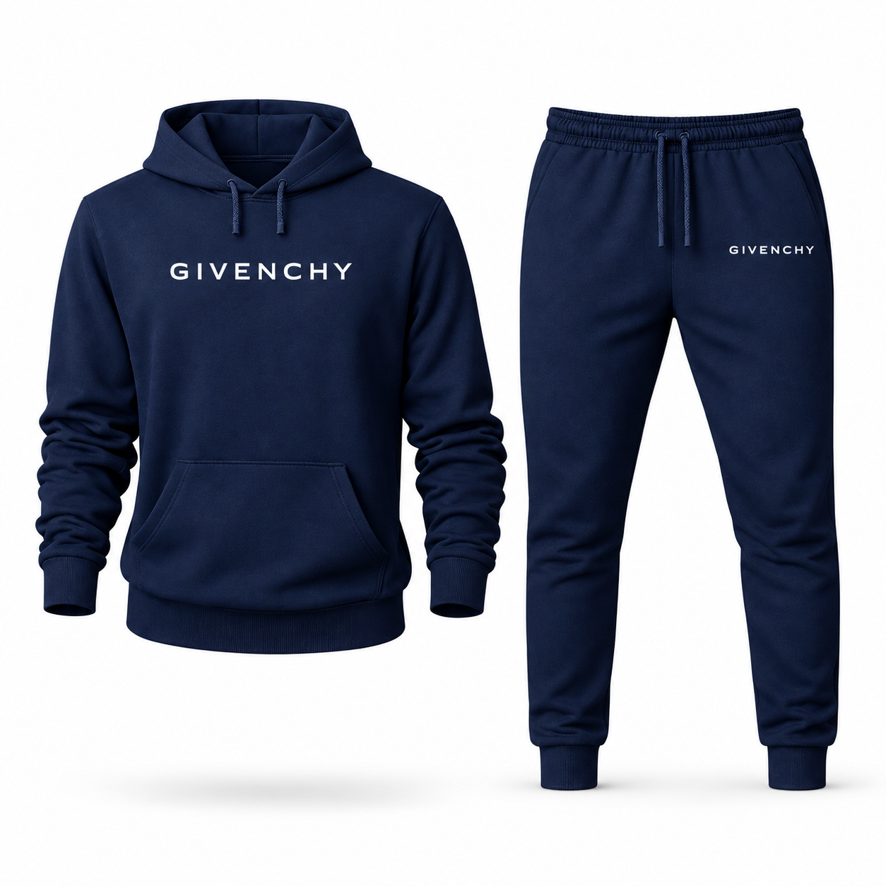 Men's Givenchy Hoodie Joggers Set | Color: Navy | Image 1