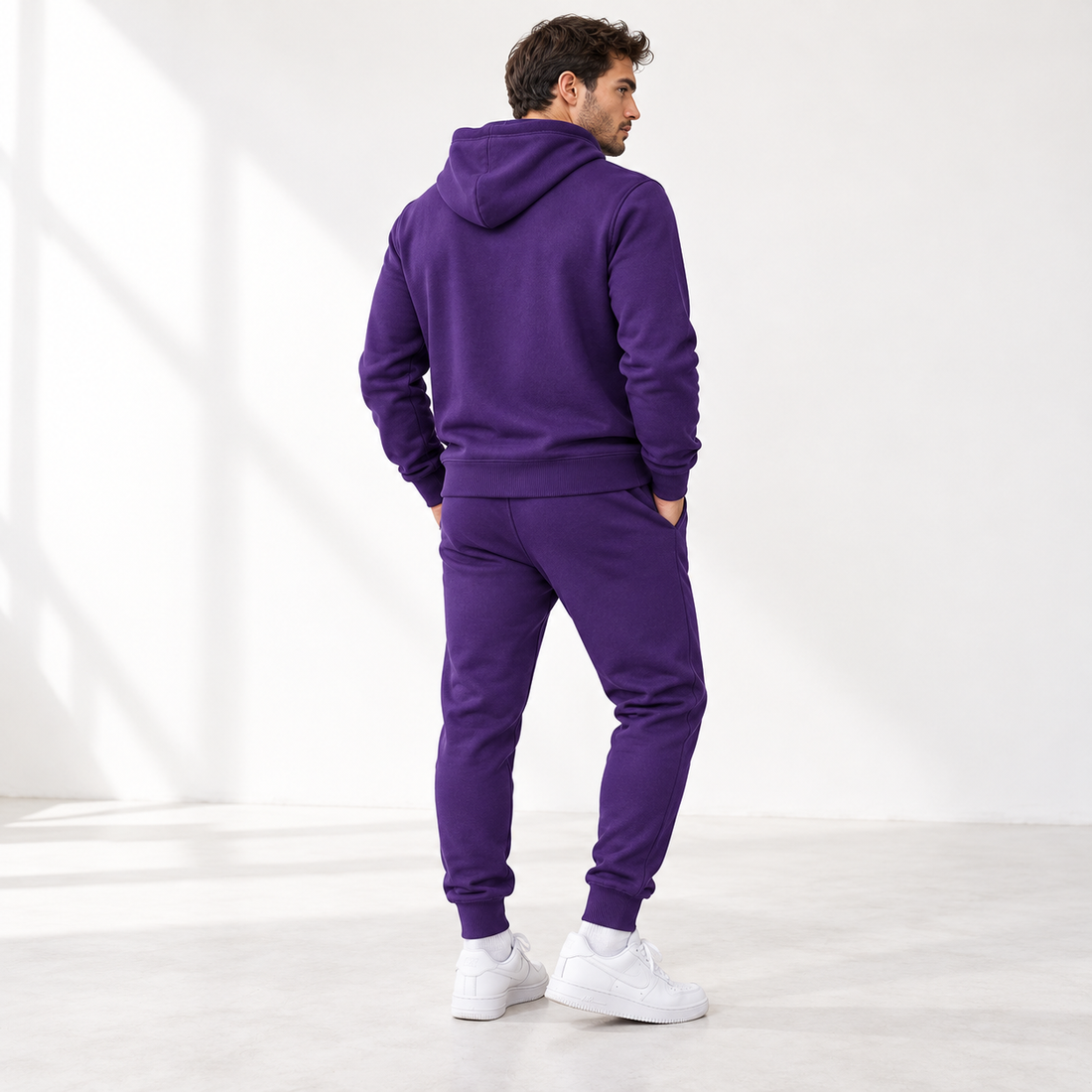Men's Givenchy Hoodie Joggers Set | Color: Purple | Image 5