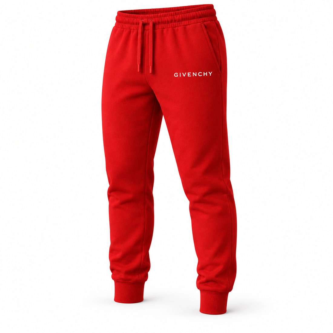 Men's Givenchy Hoodie Joggers Set | Color: Red | Image 4