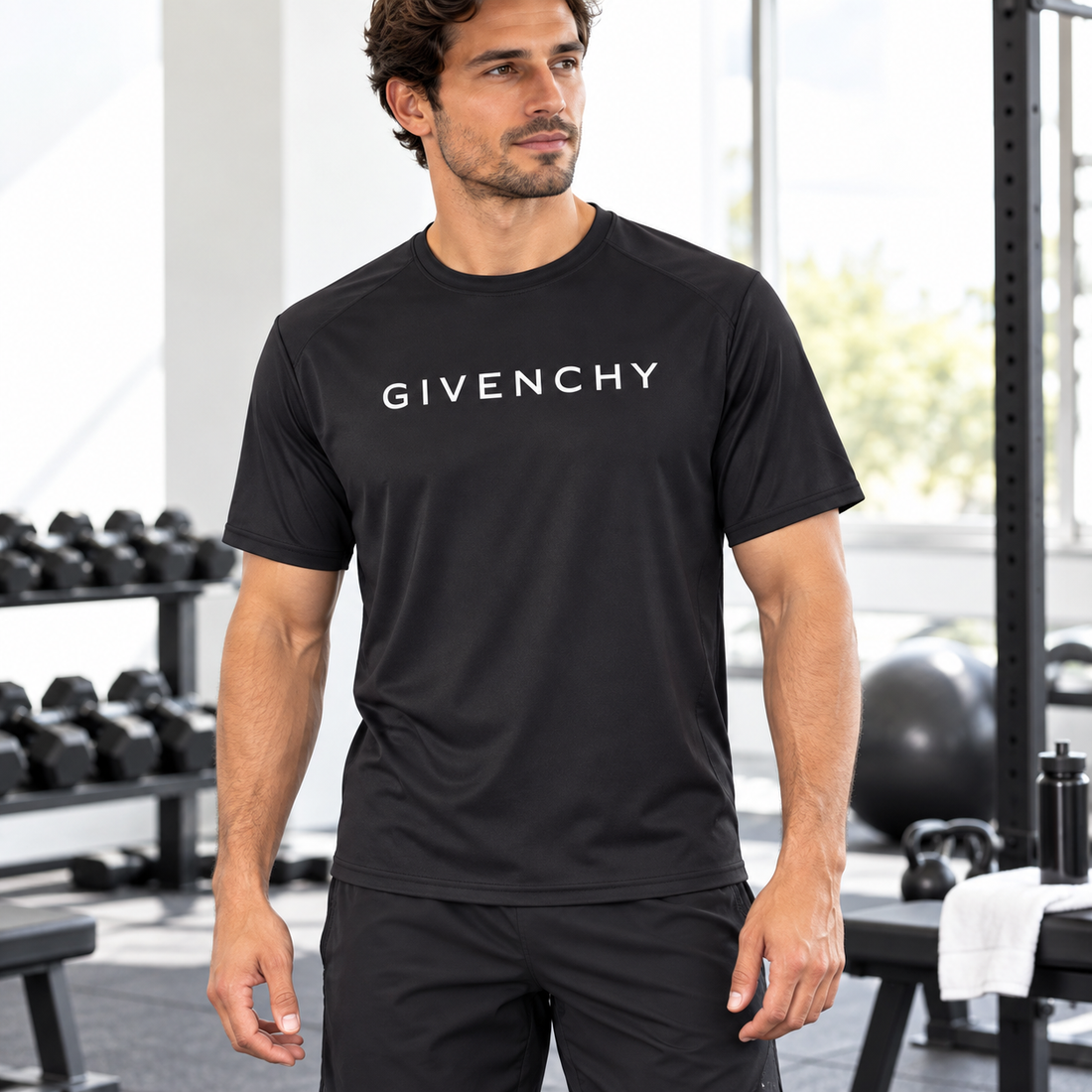 Men's Givenchy Performance T-Shirt | Color: Black | Image 2