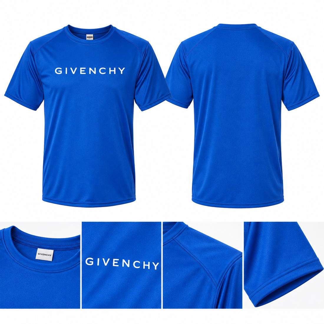 Men's Givenchy Performance T-Shirt | Color: Royal Blue | Image 4