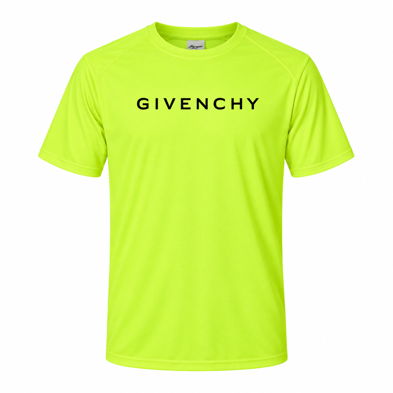 Men's Givenchy Performance T-Shirt | Color: Safety Green | Image 4