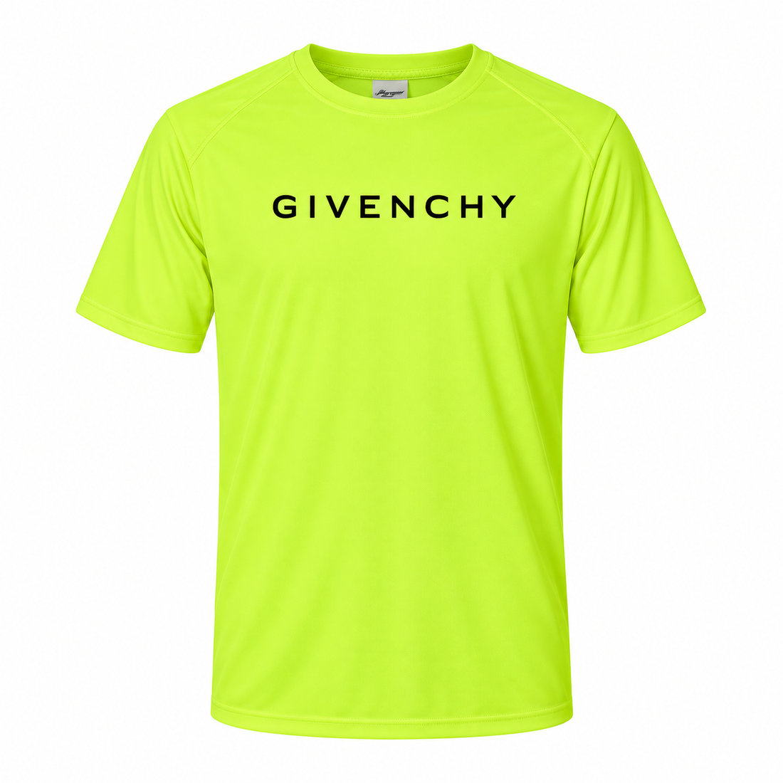 Men's Givenchy Performance T-Shirt | Color: Safety Green | Image 4