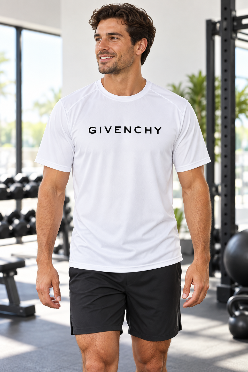 Men's Givenchy Performance T-Shirt | Color: White | Image 2