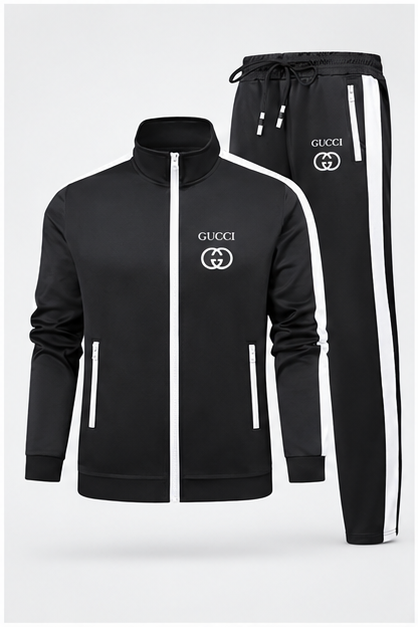 Men's Gucci Dri-Fit TrackSuit | Color: Black | Image 1