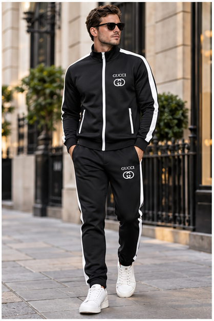Men's Gucci Dri-Fit TrackSuit | Color: Black | Image 3