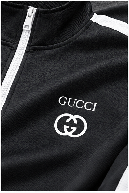 Men's Gucci Dri-Fit TrackSuit | Color: Black | Image 5