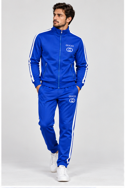 Men's Gucci Dri-Fit TrackSuit | Color: Blue | Image 2