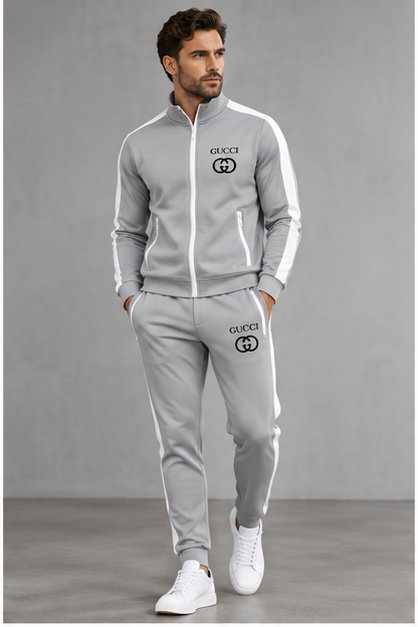 Men's Gucci Dri-Fit TrackSuit | Color: Grey | Image 2