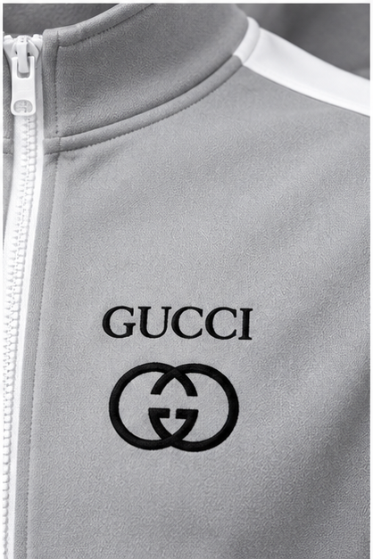 Men's Gucci Dri-Fit TrackSuit | Color: Grey | Image 5