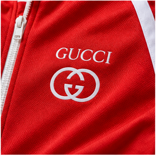 Men's Gucci Dri-Fit TrackSuit | Color: Red | Image 5