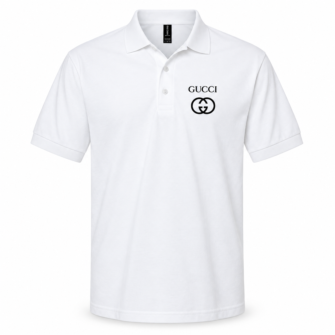 Men's Gucci Dry Blend Polo | Color: White | Image 1