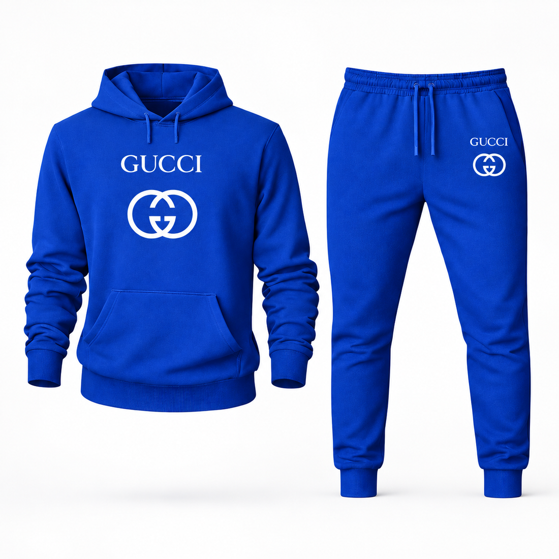 Men's Gucci Hoodie Joggers Set | Color: Blue | Image 1