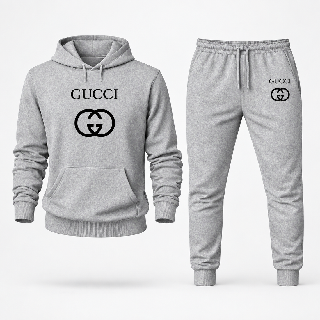 Men's Gucci Hoodie Joggers Set | Color: Grey | Image 1