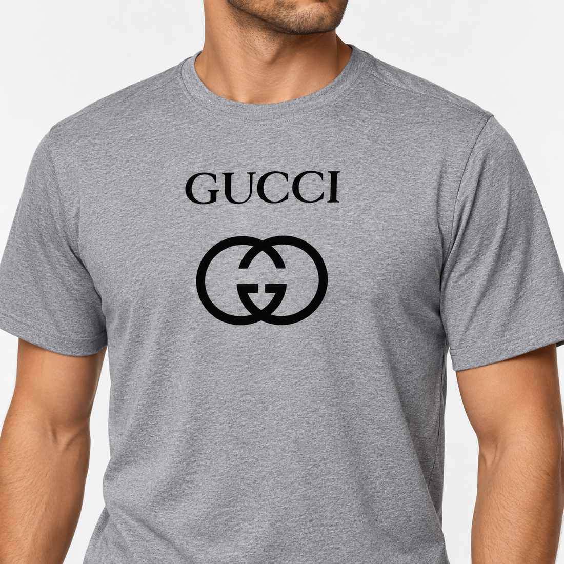 Men's Gucci Performance T-Shirt | Color: Grey | Image 5