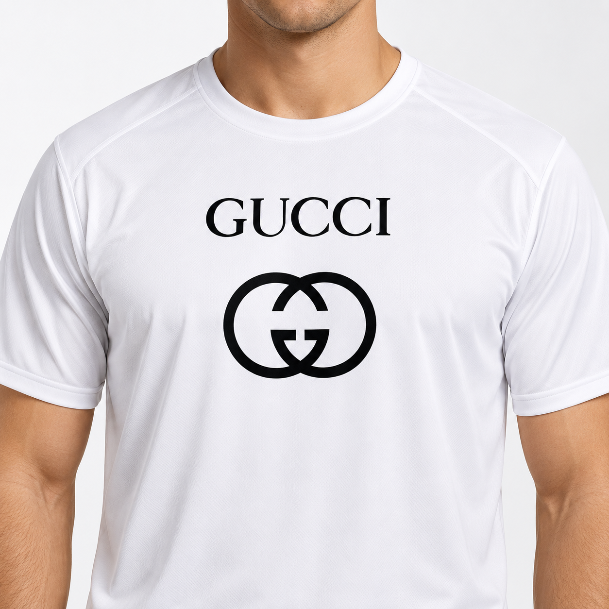 Men's Gucci Performance T-Shirt | Color: White | Image 5
