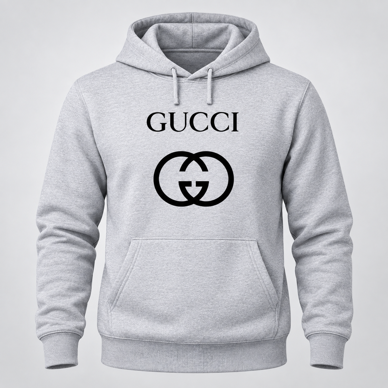 Men's Gucci Pullover Hoodie | Color: Grey | Image 1