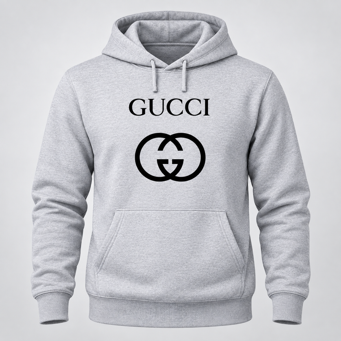 Men's Gucci Pullover Hoodie | Color: Grey | Image 1