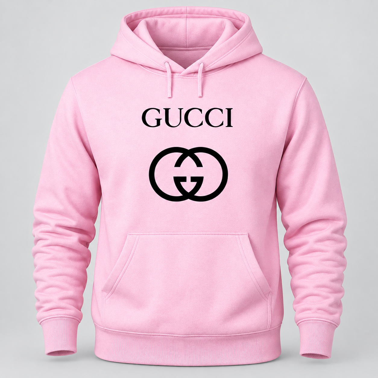 Men's Gucci Pullover Hoodie | Color: Light Pink | Image 1