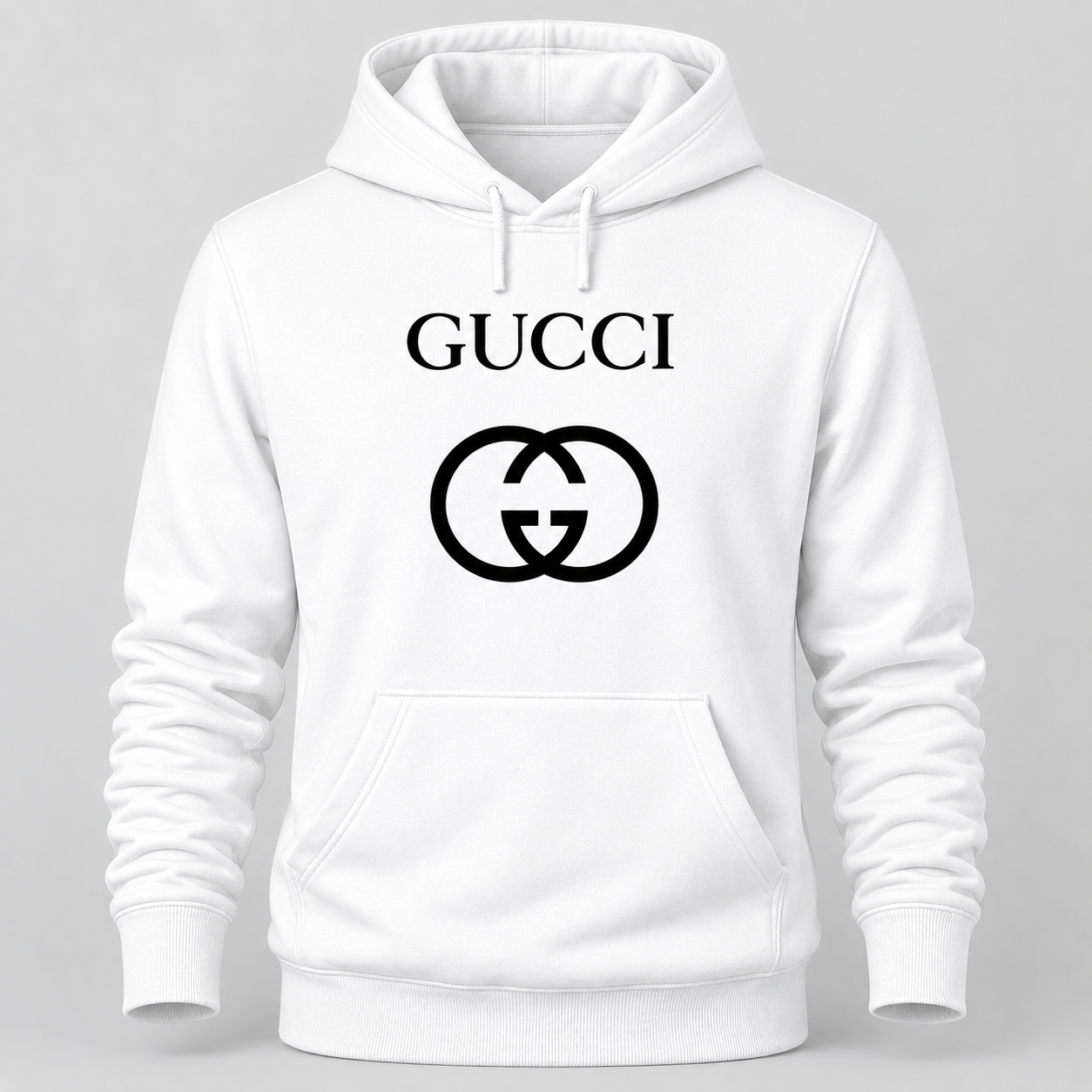 Men's Gucci Pullover Hoodie | Color: White | Image 1