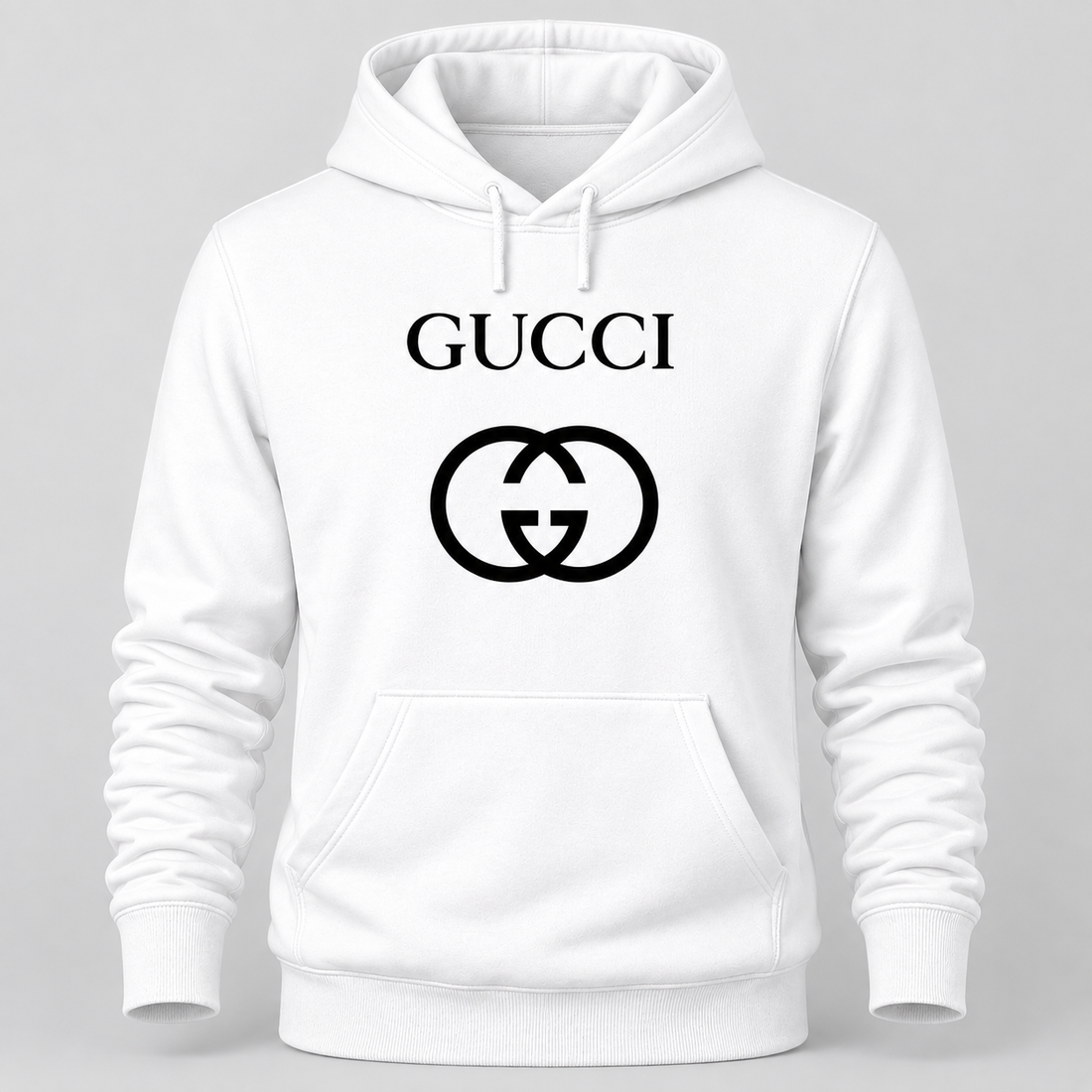 Men's Gucci Pullover Hoodie | Color: White | Image 1