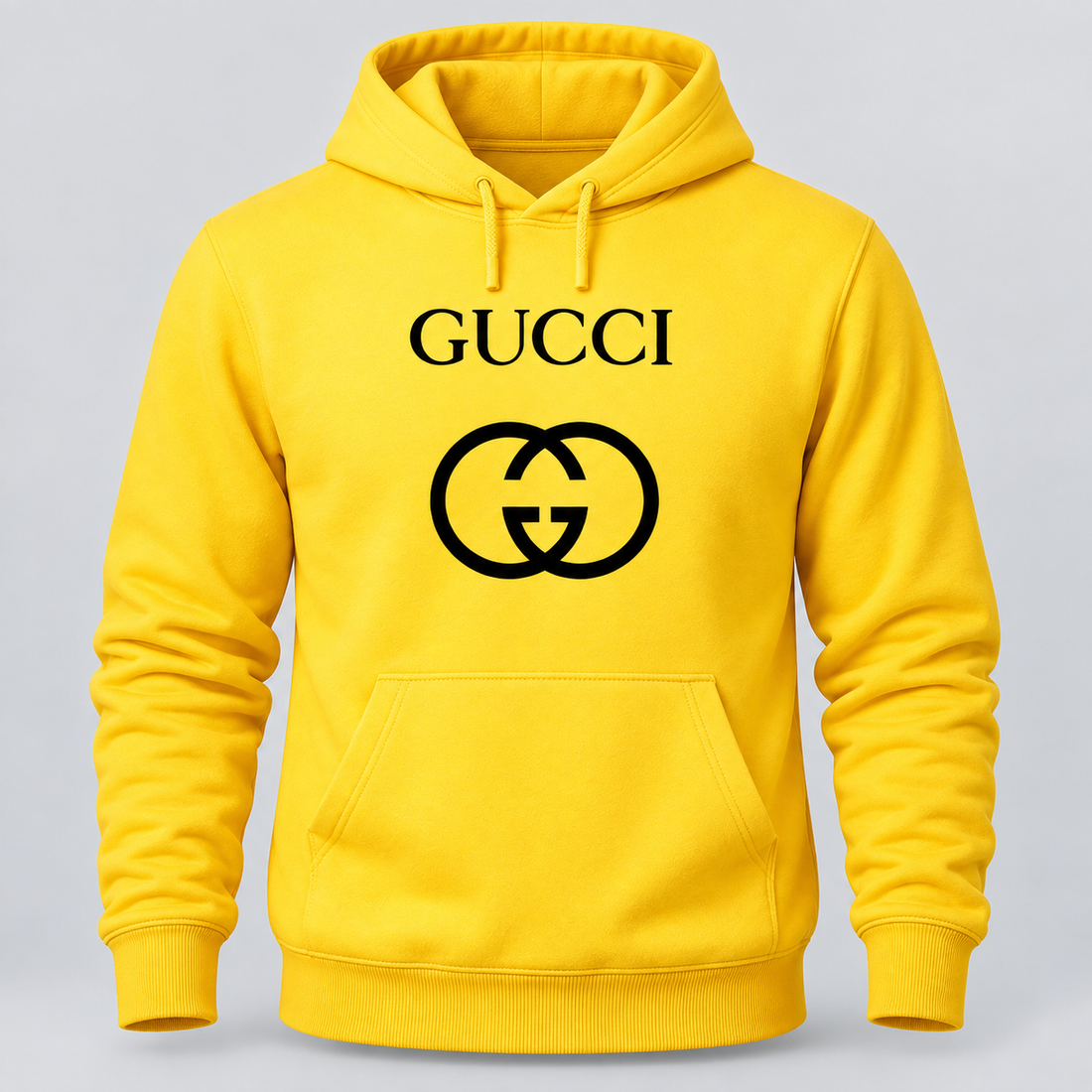 Men's Gucci Pullover Hoodie | Color: Yellow | Image 1