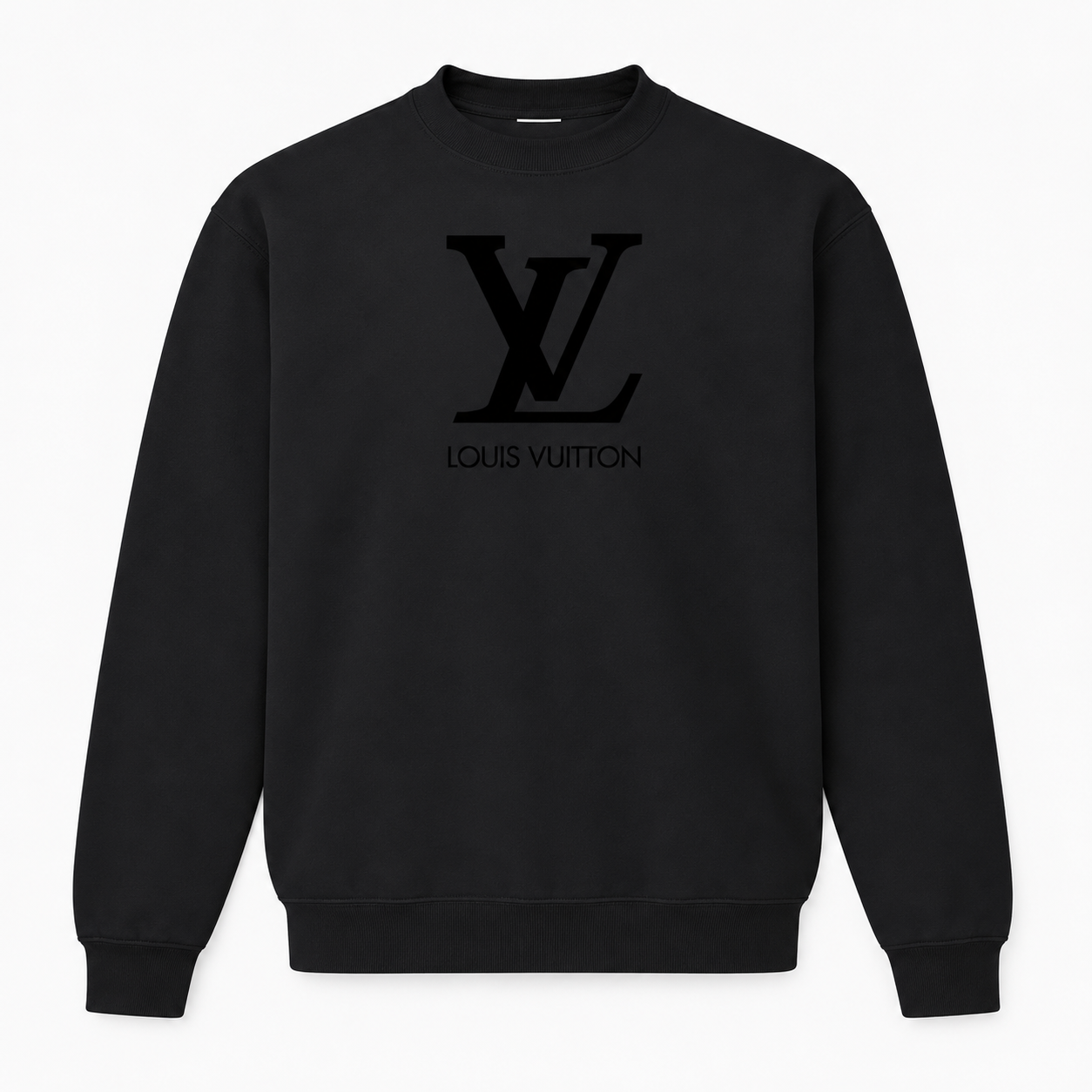 Men's Louis Vuitton Crewneck Sweatshirt | Color: Black | Image 1