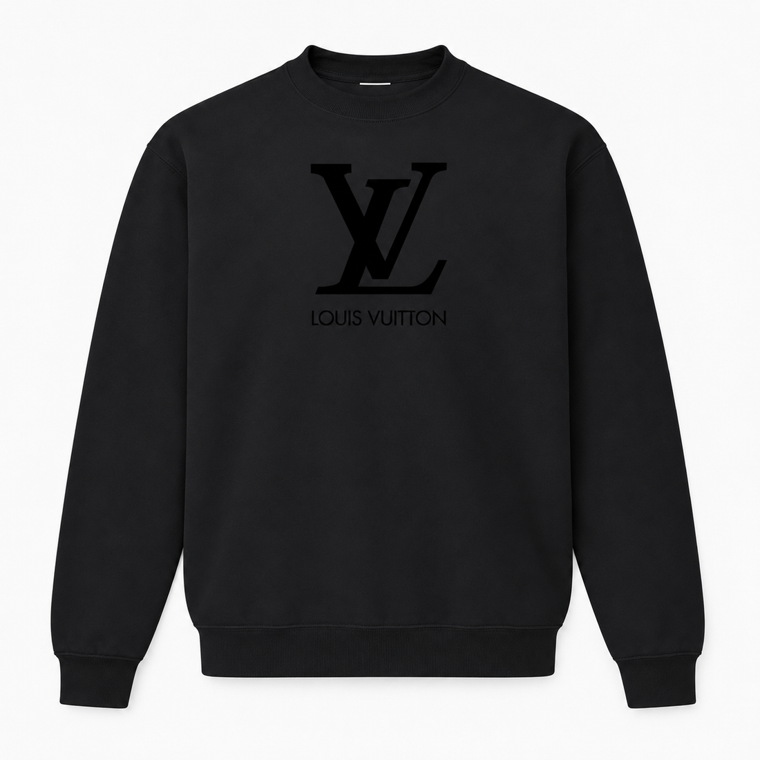 Men's Louis Vuitton Crewneck Sweatshirt | Color: Black | Image 1
