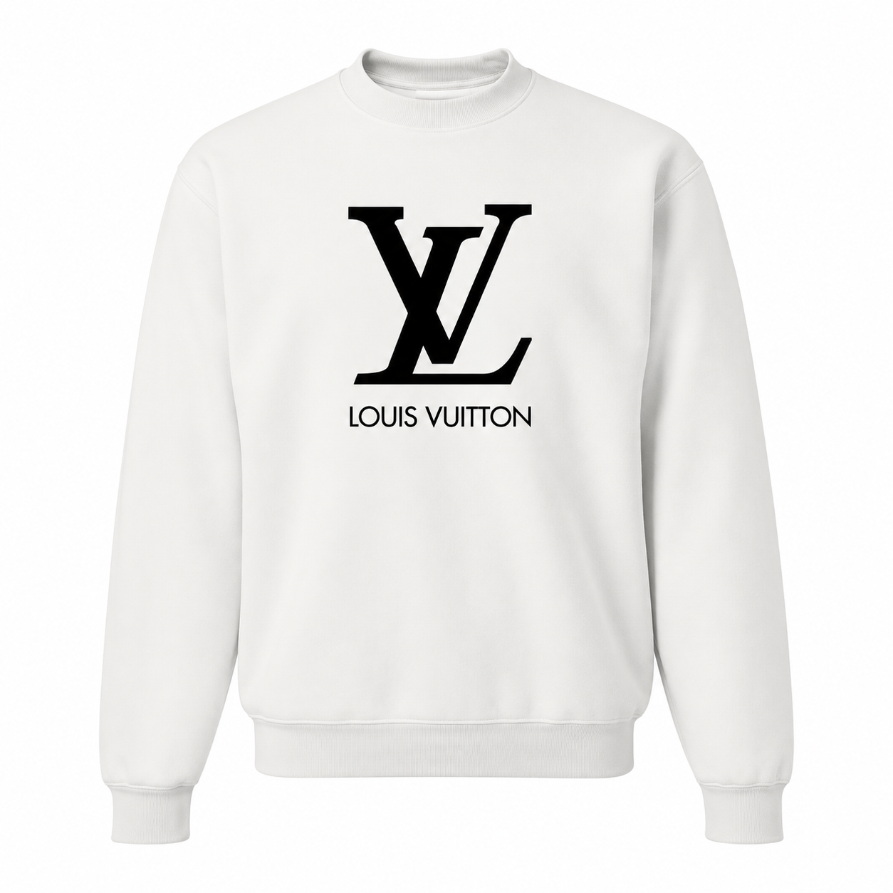 Men's Louis Vuitton Crewneck Sweatshirt | Color: White | Image 1