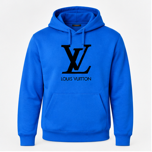 Men's Louis Vuitton Pullover Hoodie | Color: Azure | Image 1
