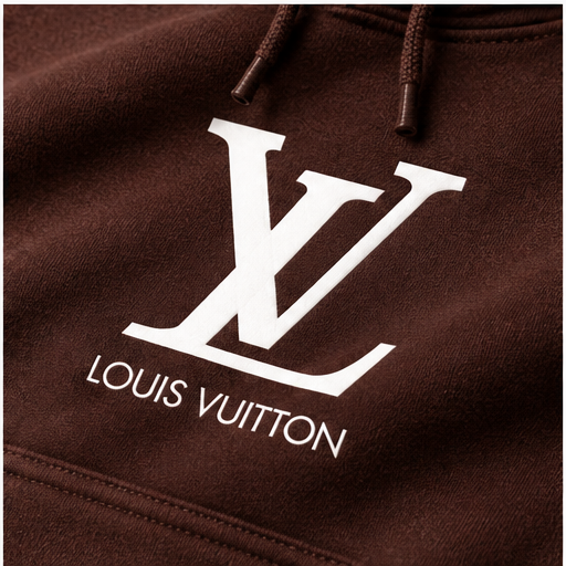 Men's Louis Vuitton Pullover Hoodie | Color: Brown | Image 5