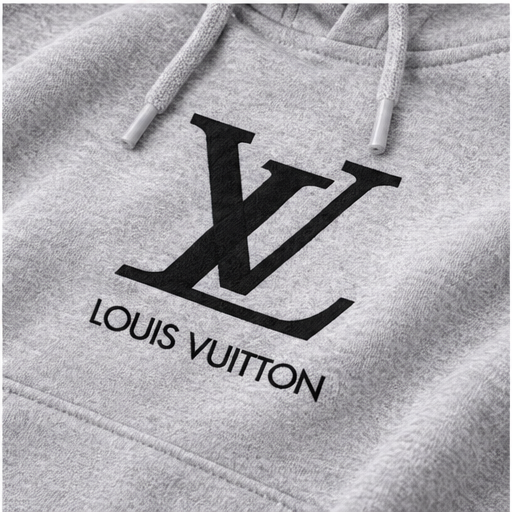 Men's Louis Vuitton Pullover Hoodie | Color: Gray | Image 5
